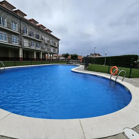 C12A01 Coqueto Apartamento Con Piscina Y Garaje Suances Exterior photo